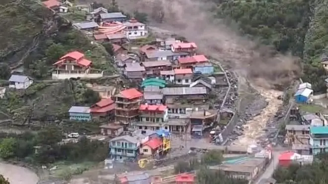 उत्तरकाशीमा आएको बाढी