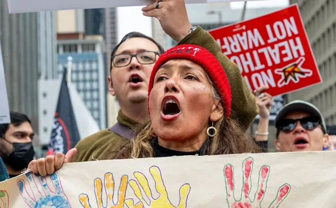 अमेरिका में प्रदर्शन