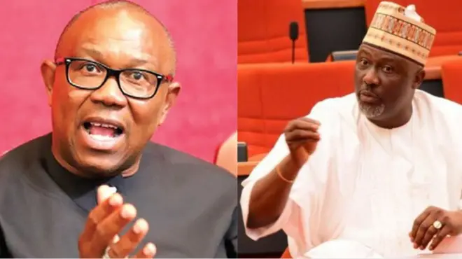 Peter Obi ati Dino Melaye