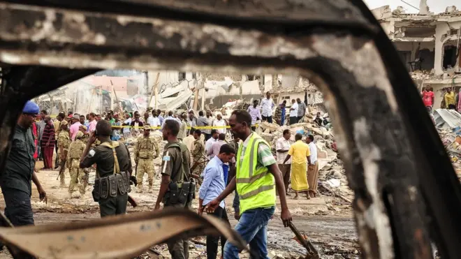 በሞቃዲሾ የደረሰው ፍንዳታ 