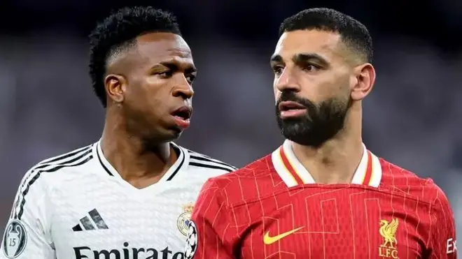 Mo Salah na Vinicius Jr