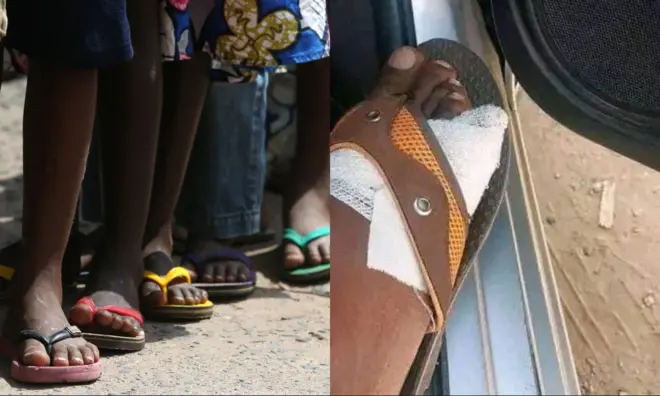 Aworan ẹsẹ awọn eeyan 