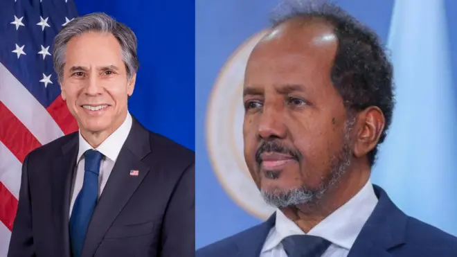 Xoghaye Antony iyo madaxweyne Xasan Sheekh