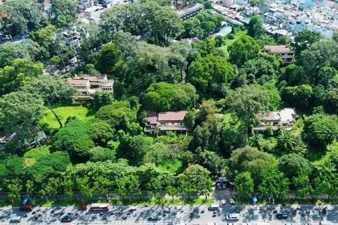 Khu đất số 1, đường Lý Thái Tổ, phường Vườn Lài, TP HCM nhìn từ trên cao