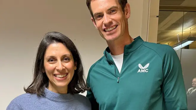 نازنین زاغری رتکلیف امروز در رادیو ۴ بی‌بی‌سی با اندی ماری مصاحبه کرد