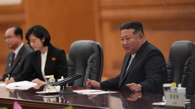 చైనాలో కిమ్ జోంగ్ ఉన్, పుతిన్తో సమావేశం అయ్యారు