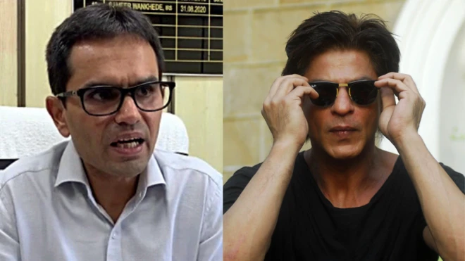 समीर वानखेड़े और शाहरुख़ ख़ान