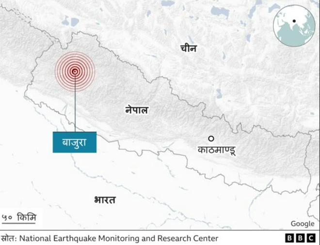 बाजुरामा भूकम्प