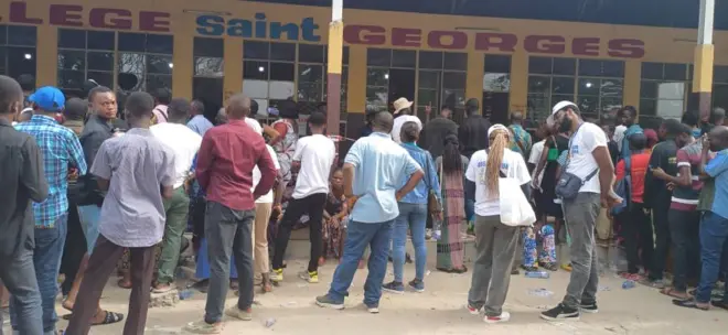 Une vue d'électeurs