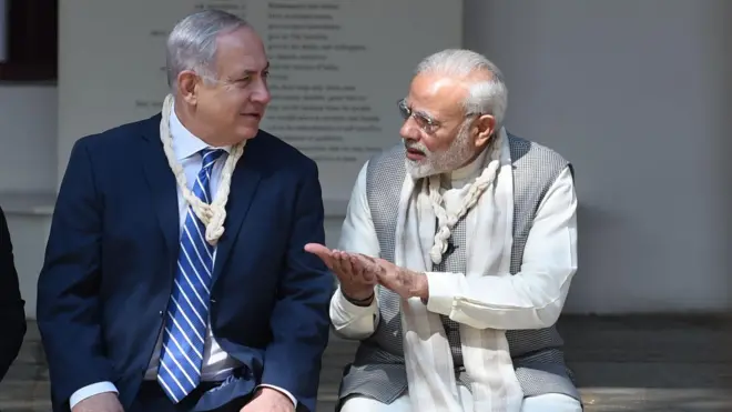 नरेंद्र मोदी और बिन्यामिन नेतन्याहू