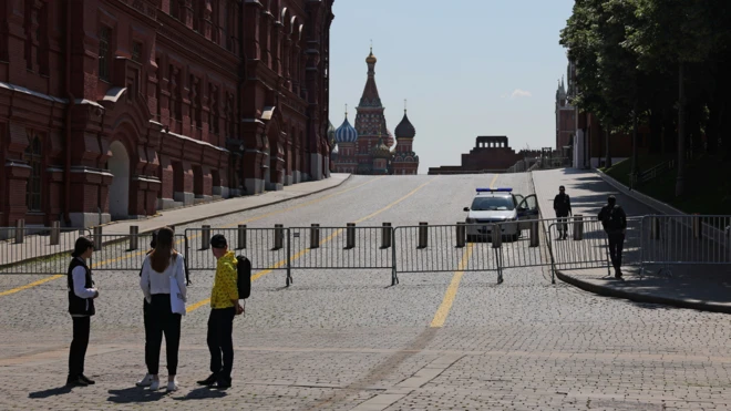 الإجراءات الأمنية في شوارع موسكو