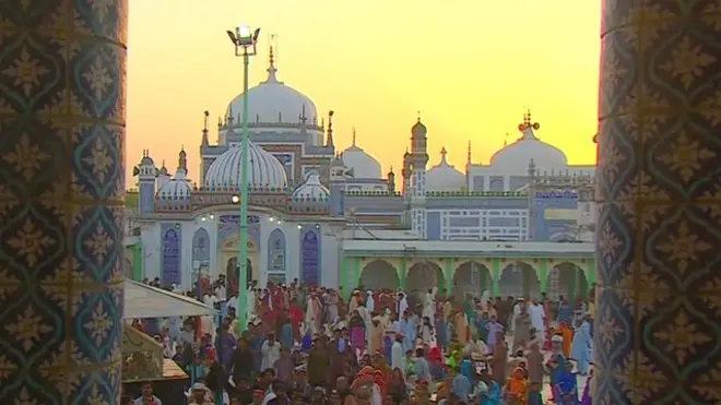 Sufi shrine of Shah Abdul Latif Bhittai