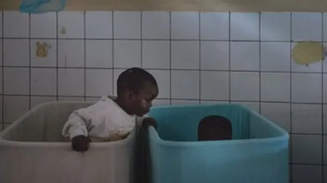 Children in cots at Noel Orphanage in Rwanda