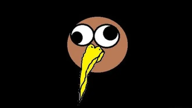 Happy Kiwi by Davy Lee from Auckland: "Because it portrays that we are a nation of happy, harmless kiwis."