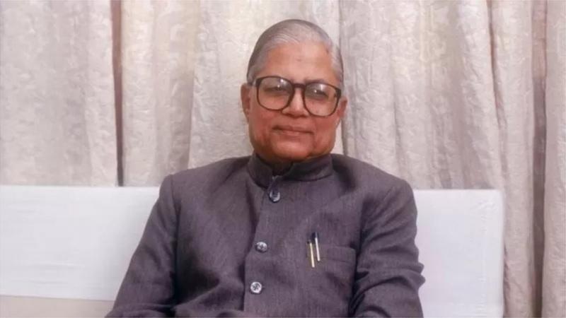 Picture of Madhav Singh Solanki, Congress. 