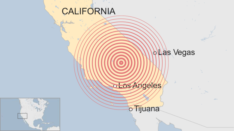 Terremoto En California: Un Nuevo Sismo De Magnitud 7,1 Sacude El Sur ...