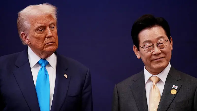 特朗普在韩国国立庆州博物馆与李在明会晤