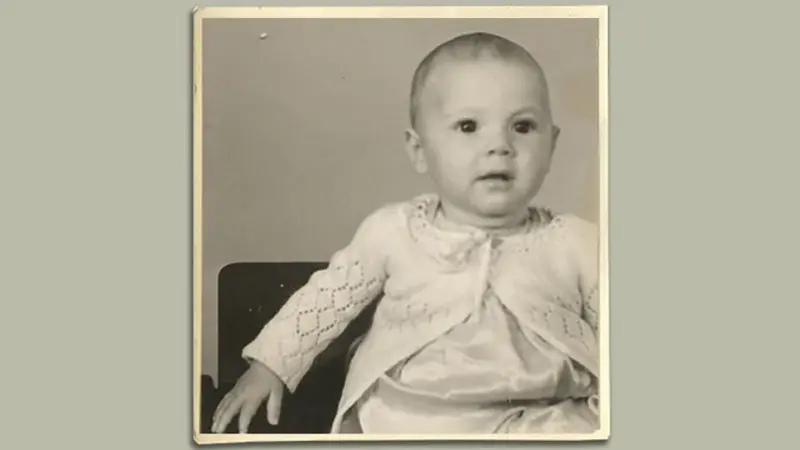 Photographie du père de Matthew lorsqu'il était bébé. Enregistré à la fin des années 40.