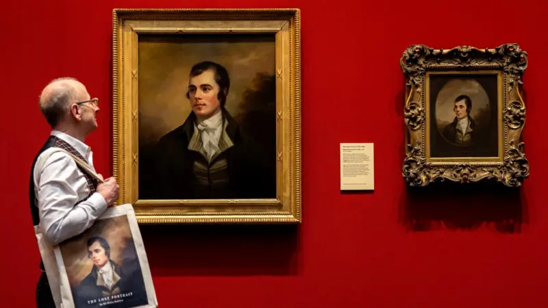 Descubierto un retrato perdido de Robert Burns después de 200 años