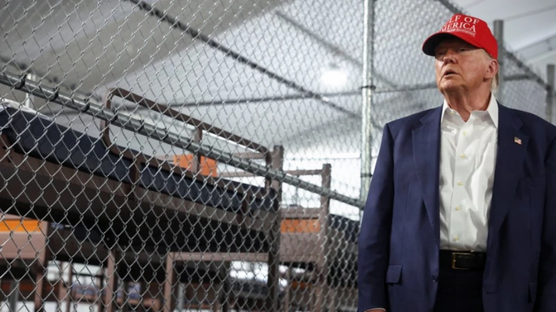 «Vamos a enseñarles cómo huir de un caimán si se escapan»: Trump visita Alligator Alcatraz, el nuevo centro de detención para migrantes en un pantano de Miami «Vamos a enseñarles cómo huir de un caimán si se escapan»: Trump visita Alligator Alcatraz, el nuevo centro de detención para migrantes en un pantano de Miami