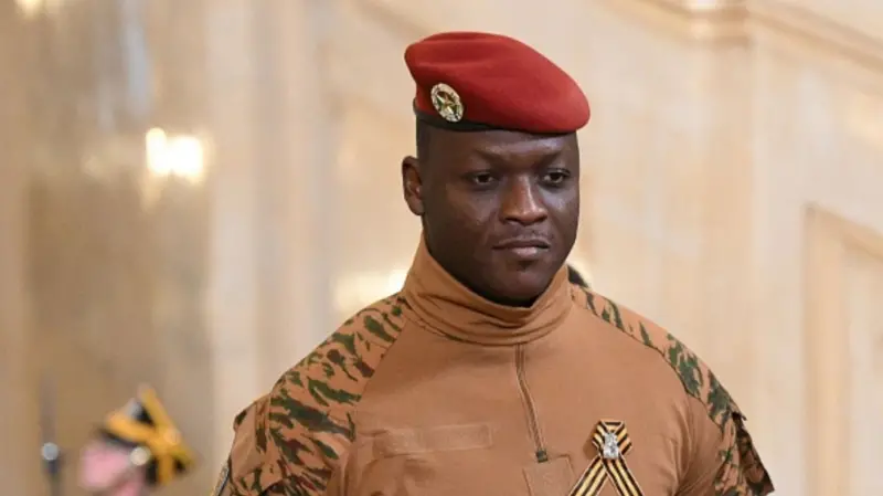 Burkina Faso junta leader Captain Ibrahim Traore
