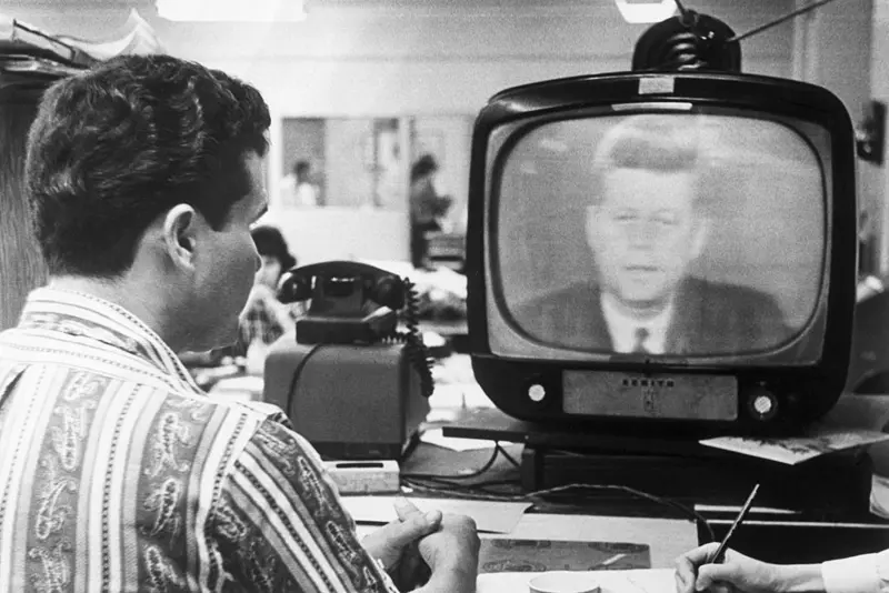 John F. Kennedy en una alocución televisiva.