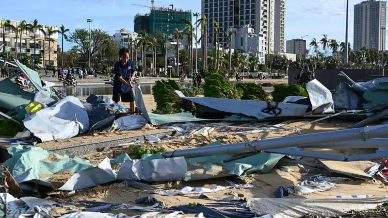 कालमेगी आँधीले फिलिपिन्स र भियतनाममा १९३ जनाको मृत्यु