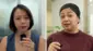 BBCの記者2人がマイクを持ってカメラに向かって話している