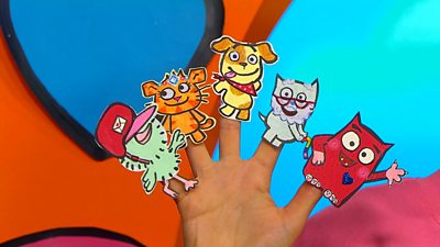 JoJo & Gran Gran finger puppet song - CBeebies - BBC