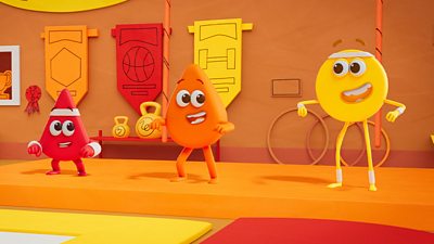 Yellow meets Red and Blue - CBeebies - BBC