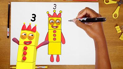 How To Draw Numberblock Nine - CBeebies - BBC