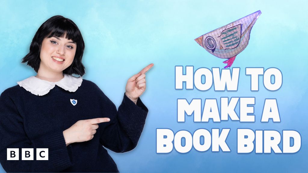 Make a book bird - CBBC