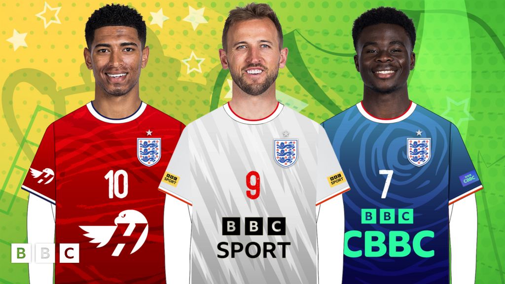 Design your own England shirt - CBBC