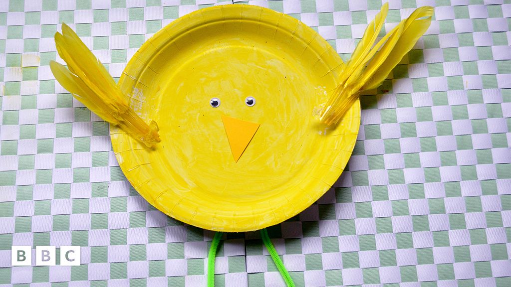 Paper Plate Chick - CBeebies