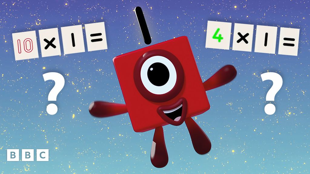 One Times Table Quiz - CBeebies