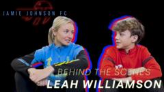 Watch: Leah Williamson on Jamie Johnson FC