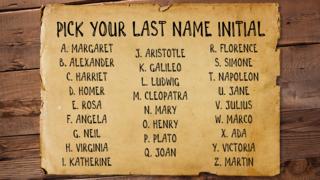 Horrible Histories Name Generator - CBBC