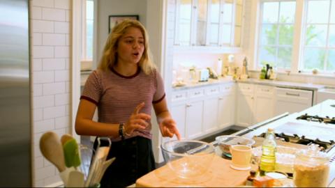Matilda in the kitchen
