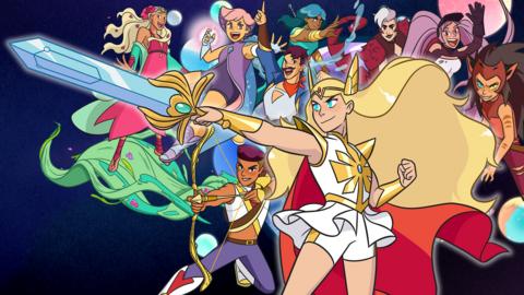 She-ra and her friends strike an epic pose!