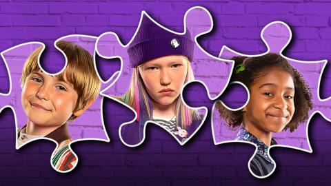 The Dumping Ground characters surrounded by puzzle pieces