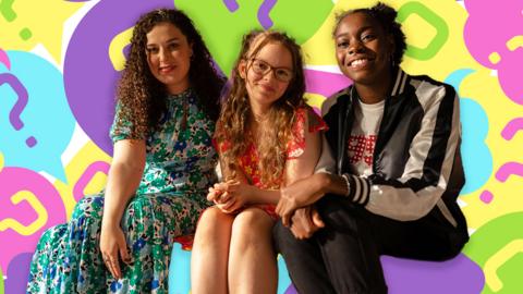 Tracy, Jess and Jordan are smiling