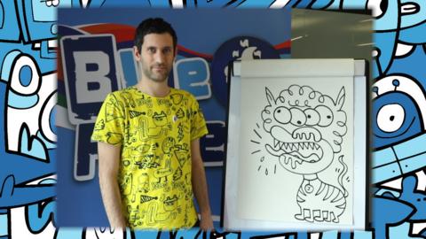 Jon Burgerman shows you how to invent and draw an awesome monster