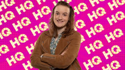 Sarah aka Floss from The Dumping Ground on a C HQ Background