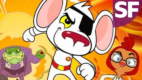 Danger Mouse and the 'Superfan' logo.