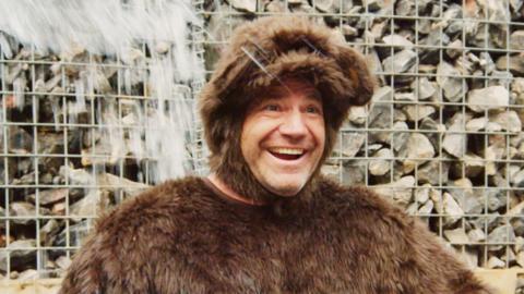 Steve Backshall in a bear suit.