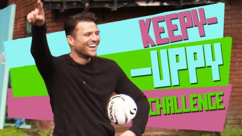 Mark Wright and the 'Keepy Uppy Challenge'