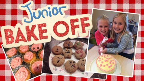 Junior Bake Off, your bake off bakes.