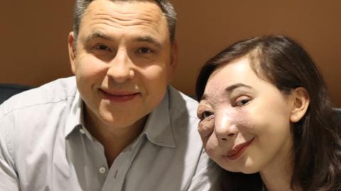 Nikki Lilly and David Walliams.