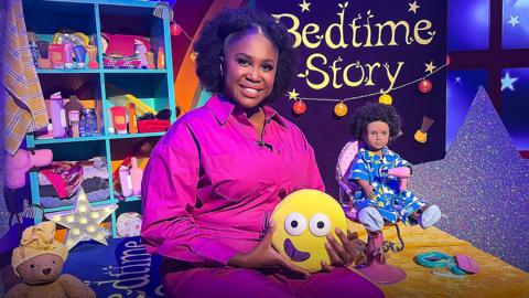 Click to watch Motsi Mabuse read My Hair for CBeebies Bedtime Stories.