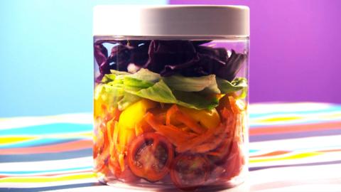 Salad in a jar